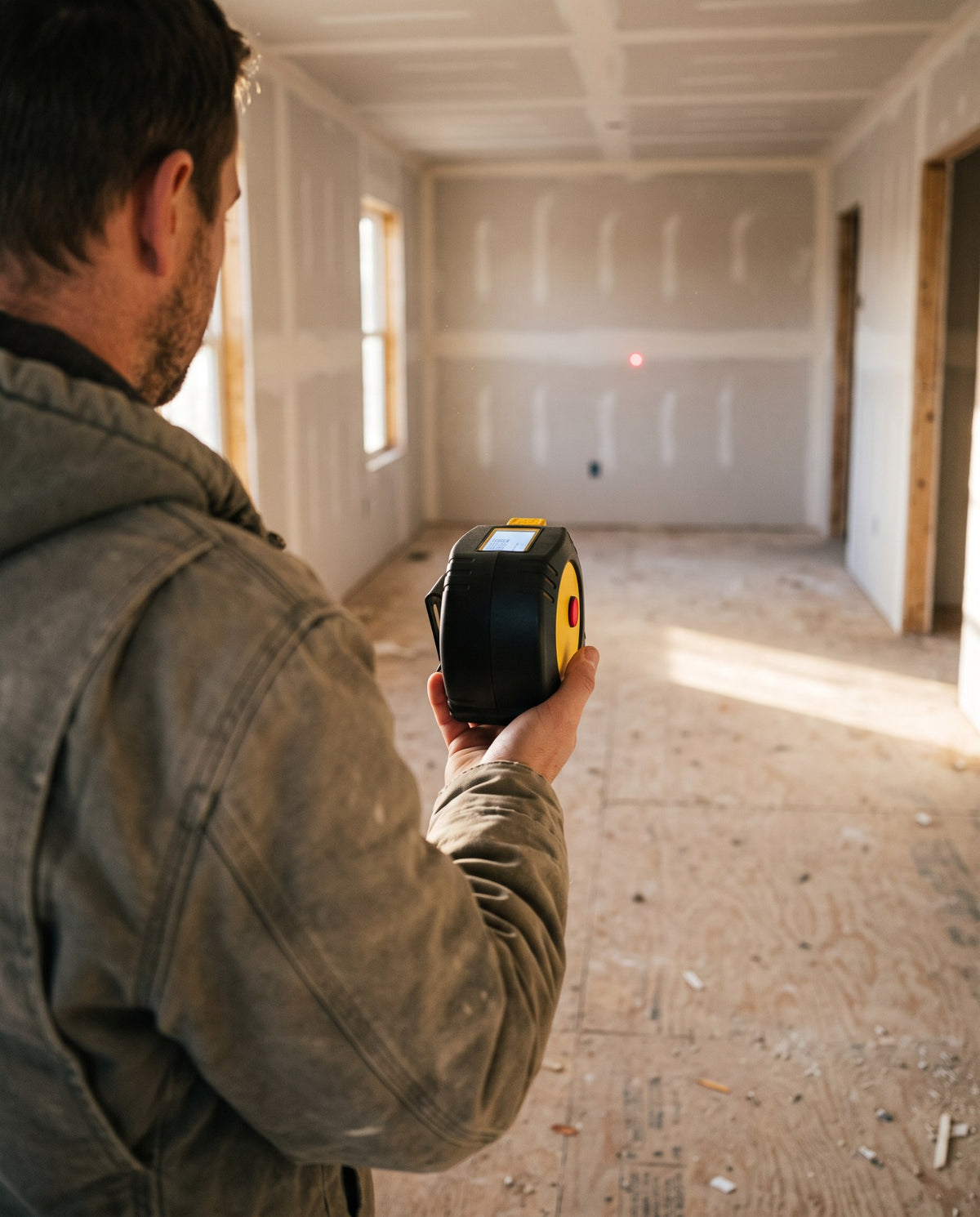 No Dumb End Laser Tape - 2-in-1 Laser Measure + 5 m Tape