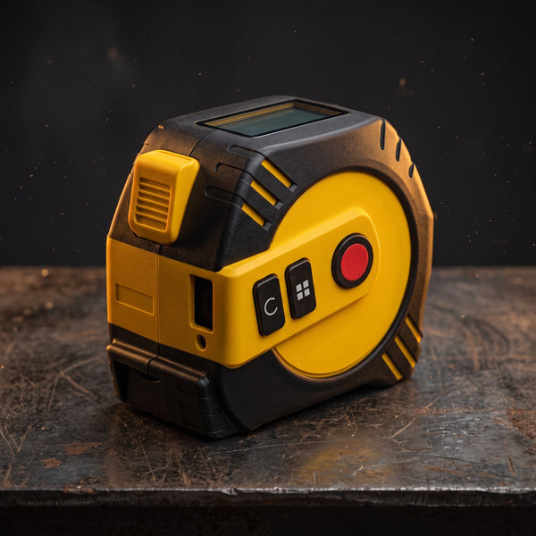 No Dumb End Laser Tape - 2-in-1 Laser Measure + 5 m Tape